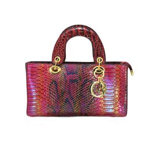 Tigerstars Red Snake Pattern Bag